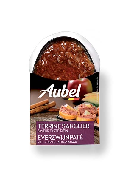 Terrine de sanglier saveur tarte tatin