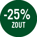 -25% zout
