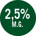 2,5% matière grasse