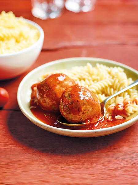Boulettes en sauce tomate douce