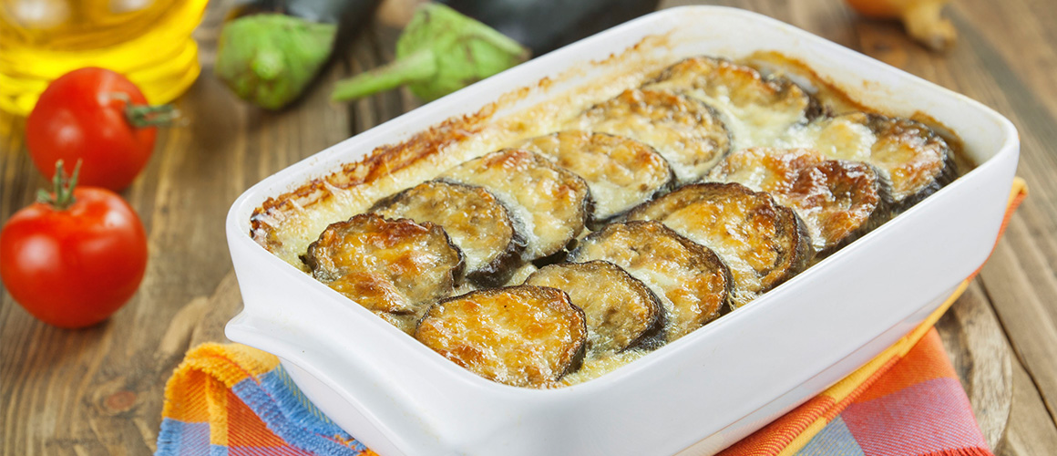 Boulet du terroir Aubel®, gratin d'aubergines