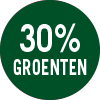 30% groenten