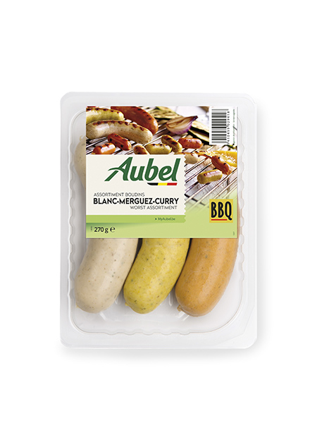 BBQ Assortiment Boudins (blanc-merguez-curry)