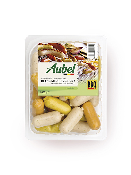 Mini boudins assortiment (blanc-merguez-curry)