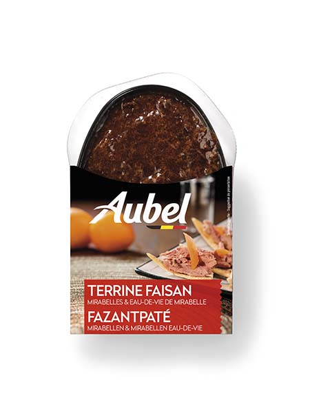 Terrine faisan mirabelles et eau-de-vie mirabelle
