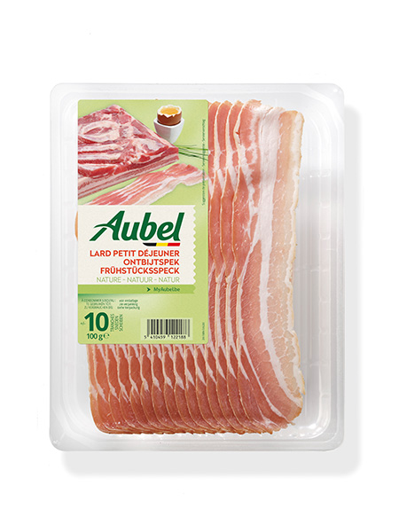 Lard petit déjeuner nature