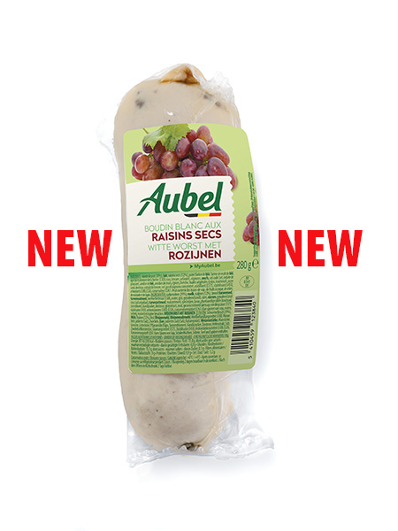 Boudin blanc aux raisins secs