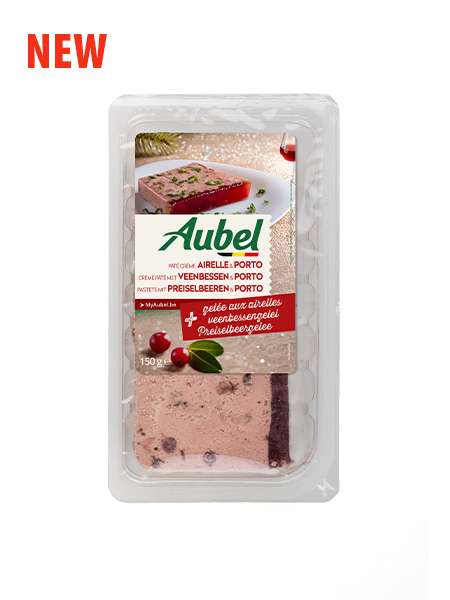 Pâté crème aux airelles &amp; Porto avec gelée aux airelles 150g