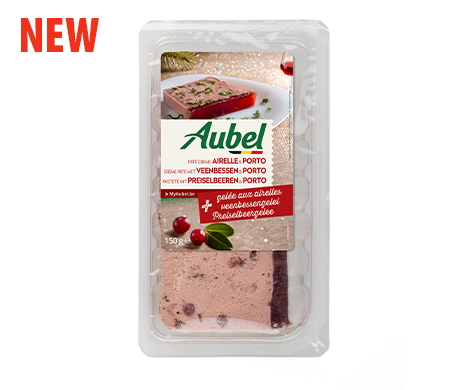 Pâté crème aux airelles & Porto avec gelée aux airelles 150g
