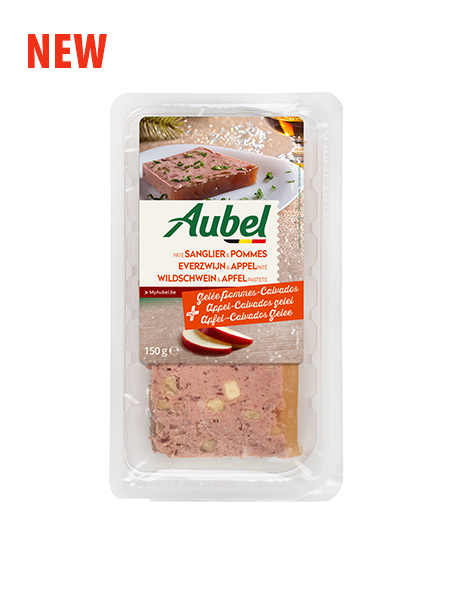 Pâté sanglier pommes calvados &amp; gelée pommes 150g