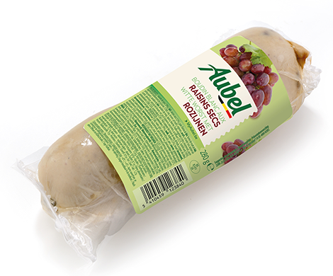 Boudin blanc aux raisins secs