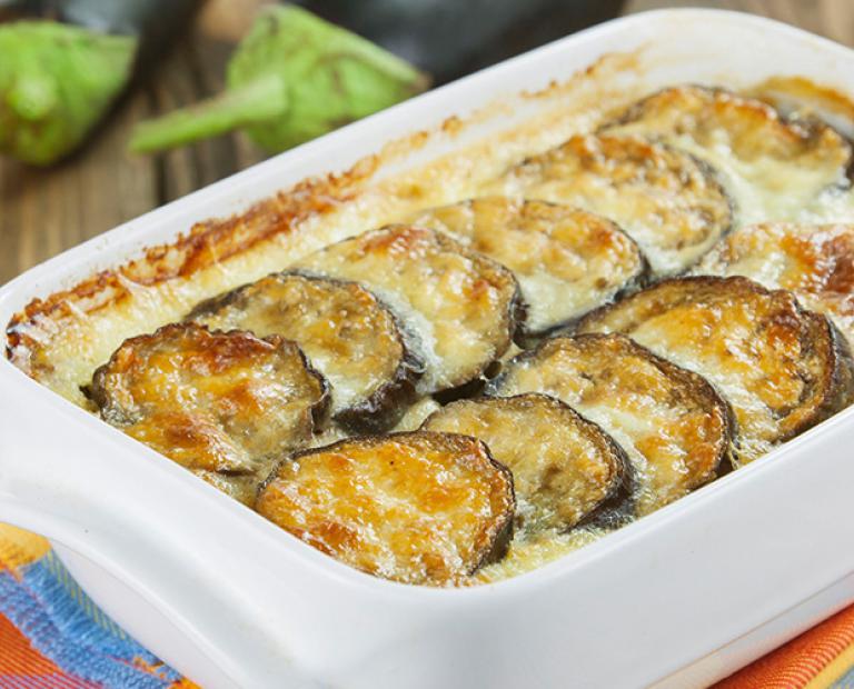 Boulet du terroir Aubel®, gratin d'aubergines