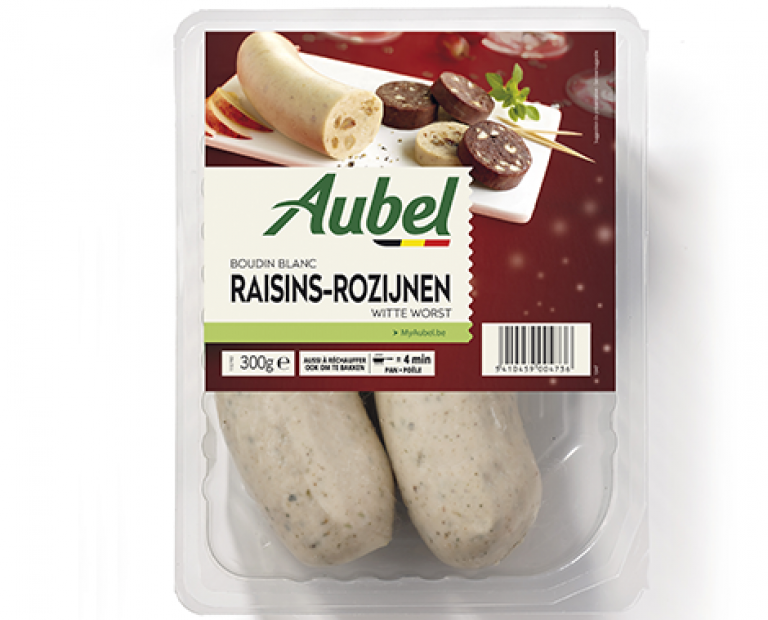 Boudin blanc aux raisins