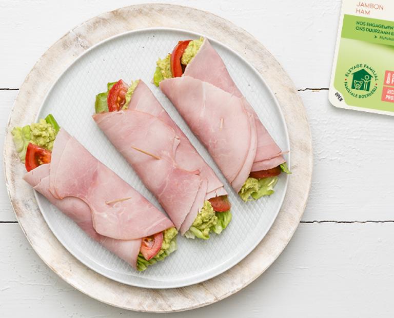 Roulades de Jambon à l’os Aubel® 