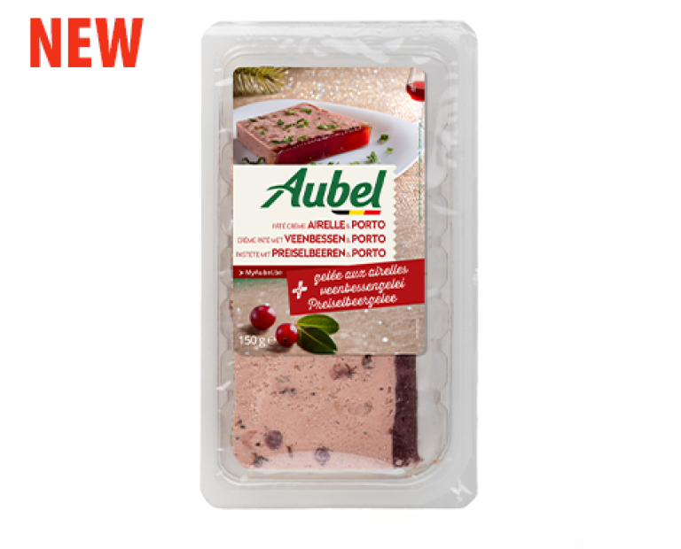 Pâté crème aux airelles & Porto avec gelée aux airelles 150g